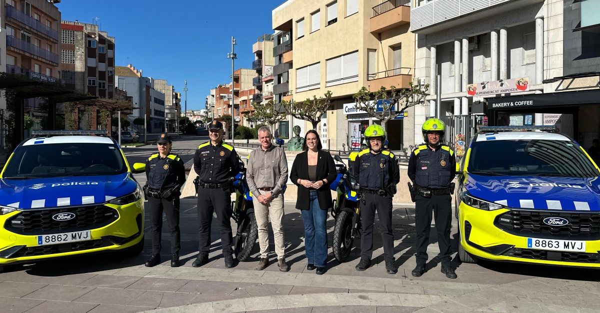Amposta refor�a la seva Policia Local amb quatre nous vehicles i avan�a cap a un model de seguretat m�s eficient